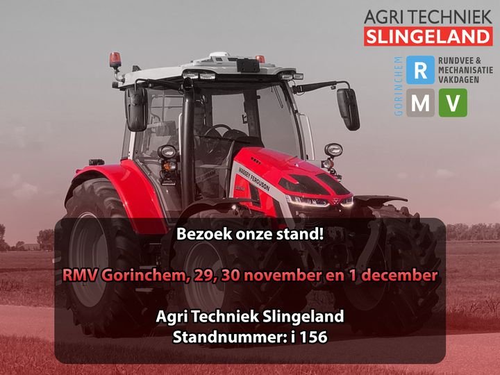 Agri Techniek Slingeland is weer aanwezig op de RMV beurs in Gorinchem op 29, 30 november en 1 december!