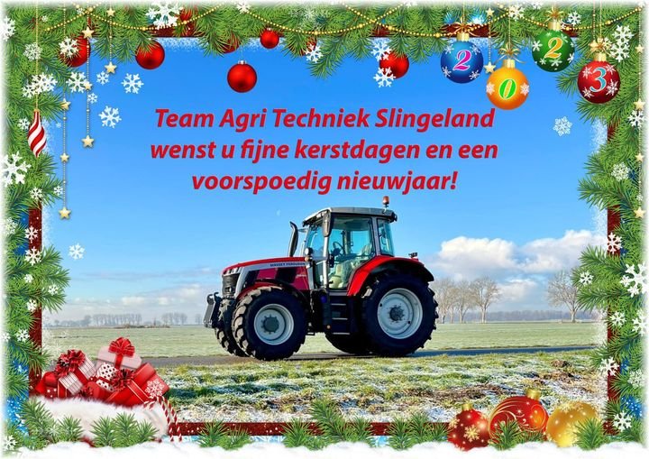 Namens het hele team van Agri Techniek Slingeland wensen we u fijne feestdagen en een gezond 2023!